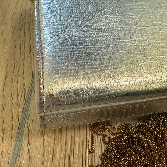 Saint Laurent Kate Tassel Small Bag in Metallic Leather - Picture 6 of 11